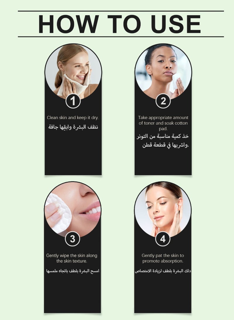 OUHOE Centella Toner 100ml - Centella Asiatica & Tea Tree Soothing Toner for Face, Hydrating & Repairing Calming Toner, Alcohol-Free Moisturizer for Sensitive Skin, Korean Skin Care - Daily Facial Toner for Oily/Dull/Rough Skin - Mild & Non-Greasy Formula - Image 4